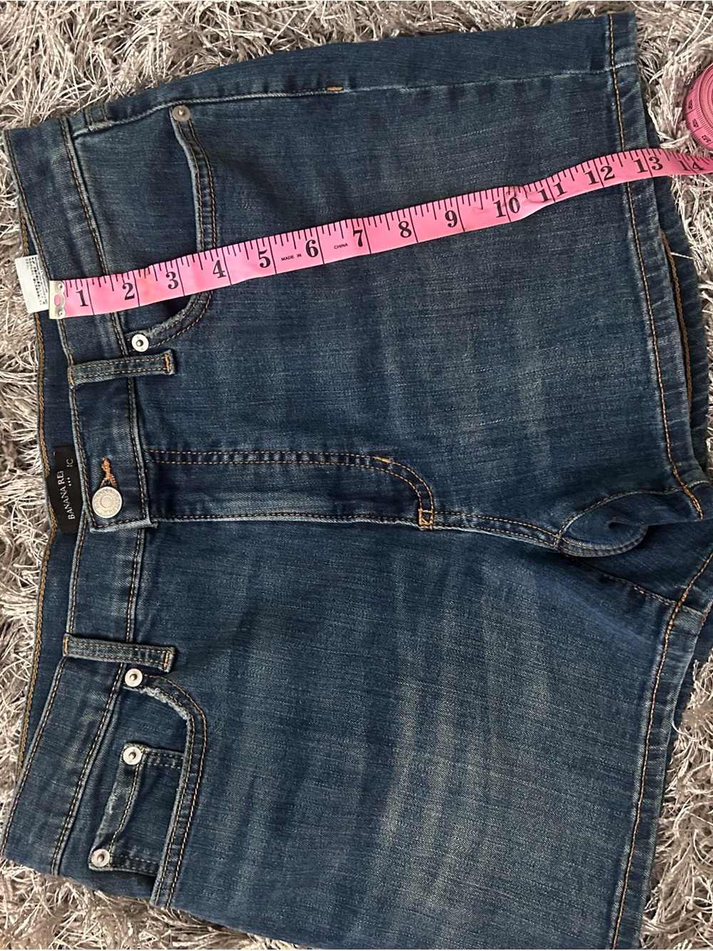 Banana Republic Dark Blue Denim Women's Shorts